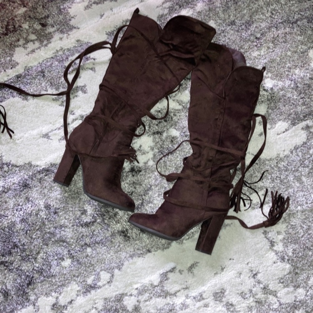 Faux Suede boots